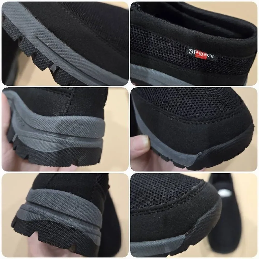 Slip-on Canvas Loafers Sport Shoes(F029)-Size 8.5 for Men